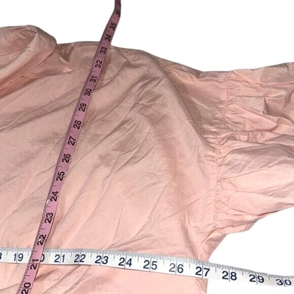 Ava & Viv Womens Pink Button-Down High-Low Tunic Shirt 3X 100% Cotton - Picture 8 of 9